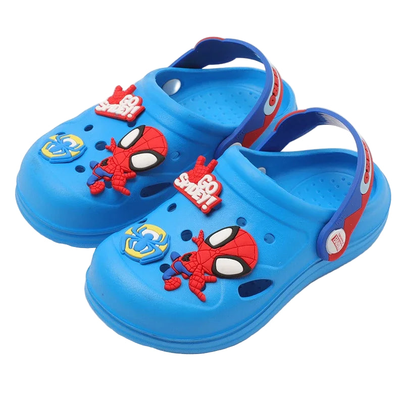 Lightweight Kids Mule Shoes with Spiderman