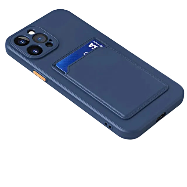 Luxury Soft Silicone Wallet Phone Case (for iPhone)