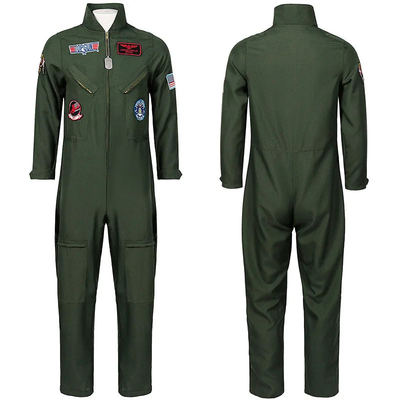 Kids & Adults Costume of Pilot Inspired by Goose from Top Gun