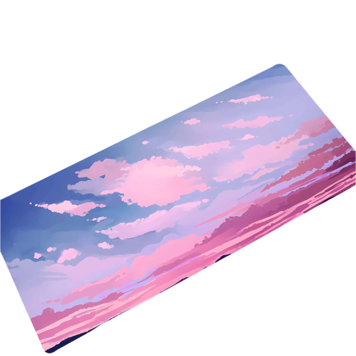 Computer Desk Mats of Pink Clouds