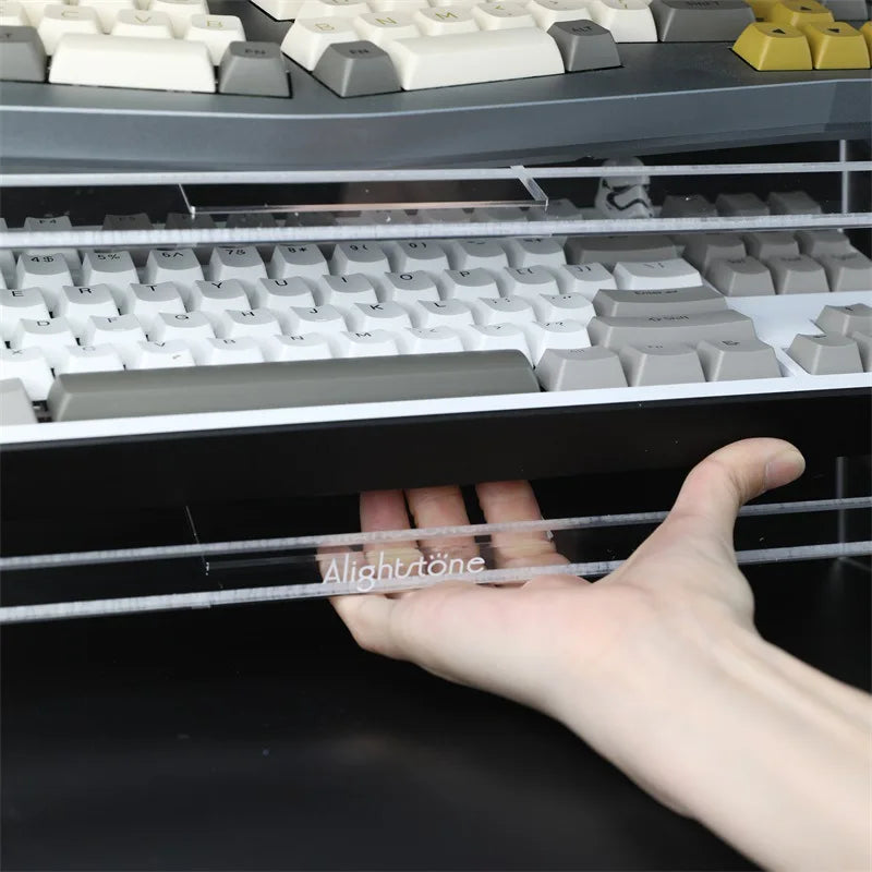 Transparent Acrylic Keyboard Display Stand
