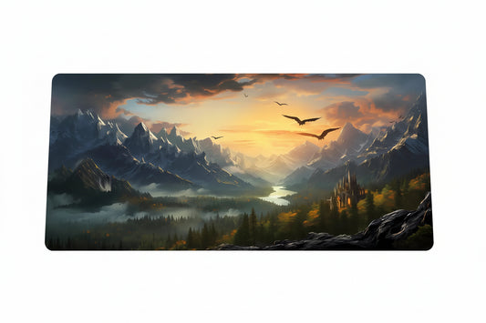 Mythical Fantasy Desk and Keyboard Mat