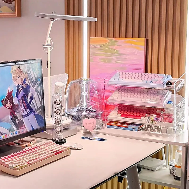 Transparent Acrylic Keyboard Display Stand