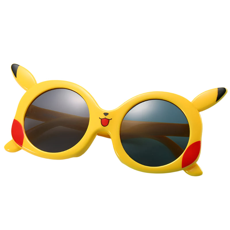 Colourful Kids Sunglasses with Pikachu Face