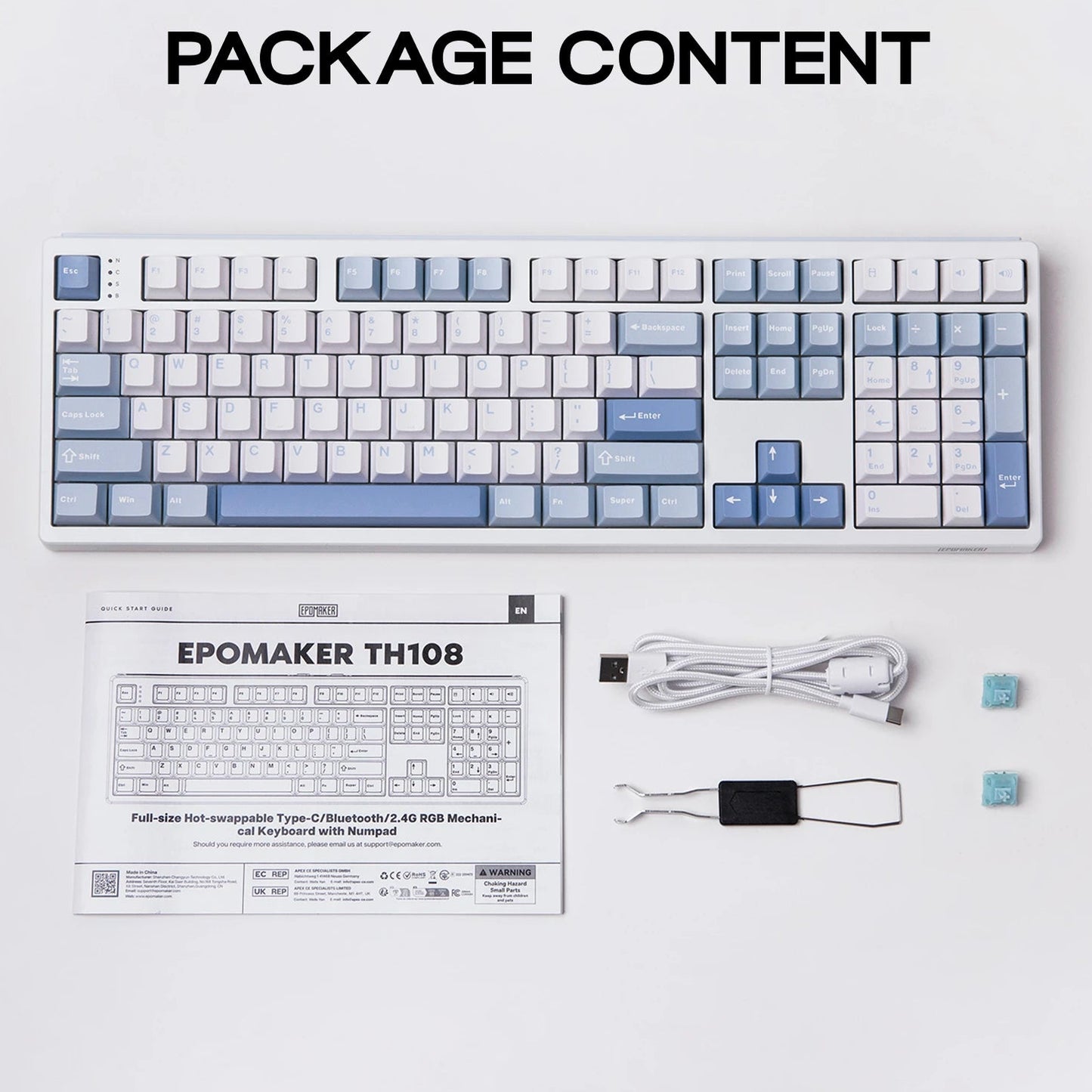 EPOMAKER TH108 Mechanical Gaming Keyboard