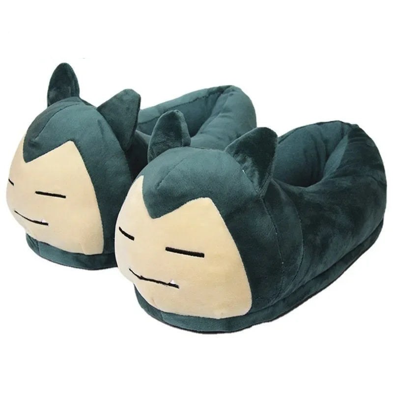 Adult Novelty Slippers of Snorlax