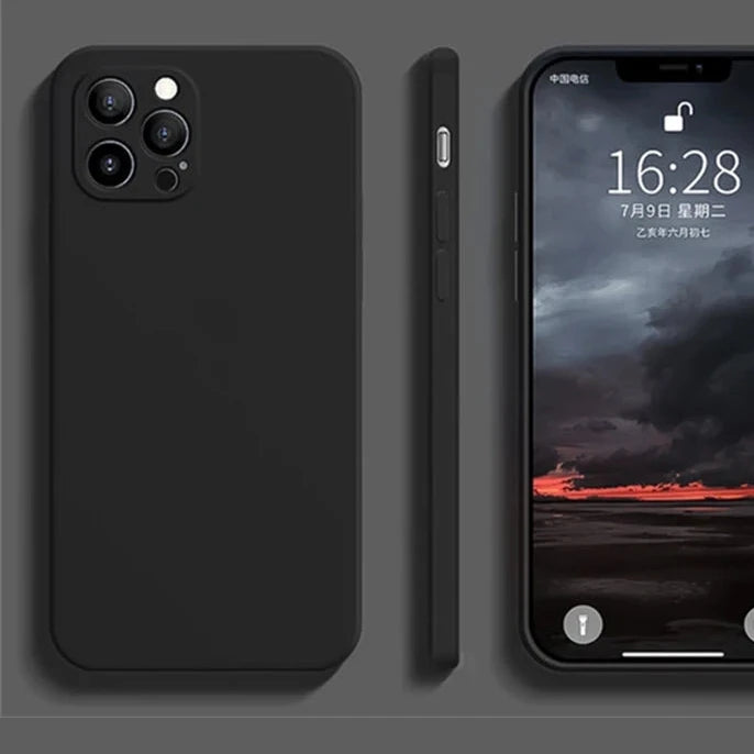 Luxury Liquid Silicone Shockproof iPhone Case - iPhone X Models