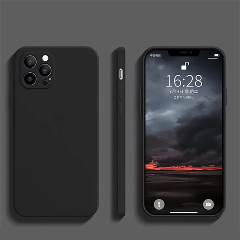 Luxury Liquid Silicone Shockproof iPhone Case - iPhone 13 Models