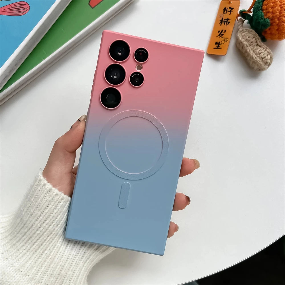 Gradient Colour Magnetic Charge Samsung Galaxy Case