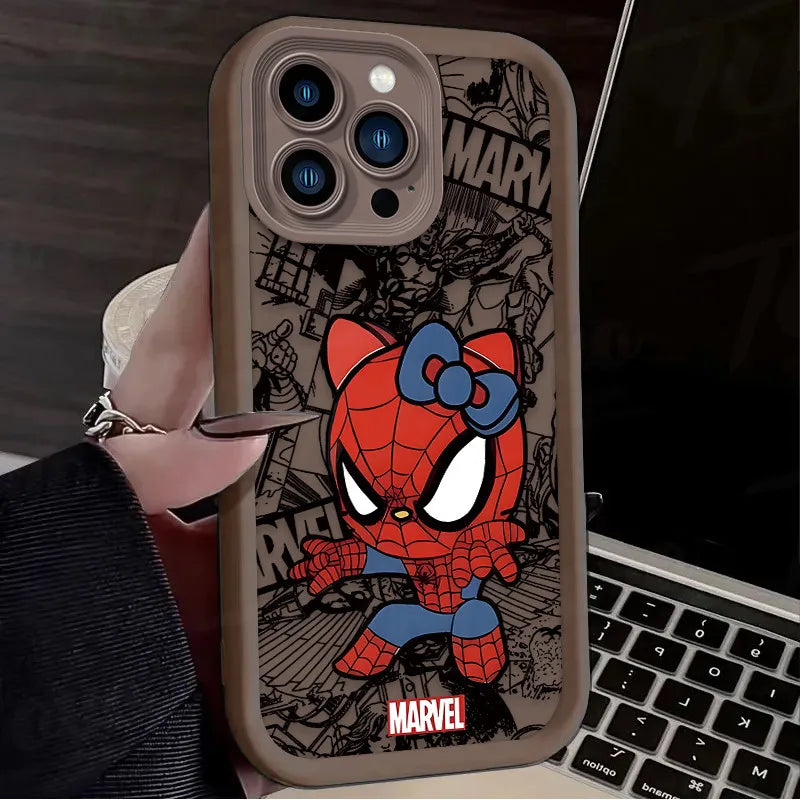Spider-kitty Silicone iPhone Case