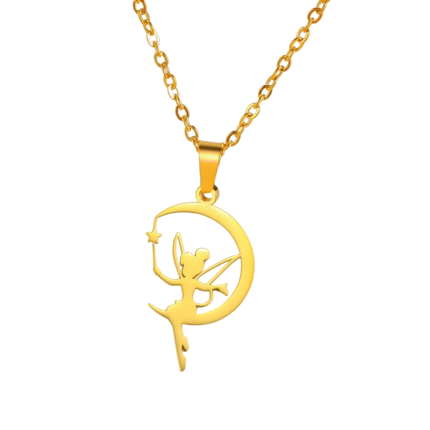 Stainless Steel Necklace of Tinkerbell