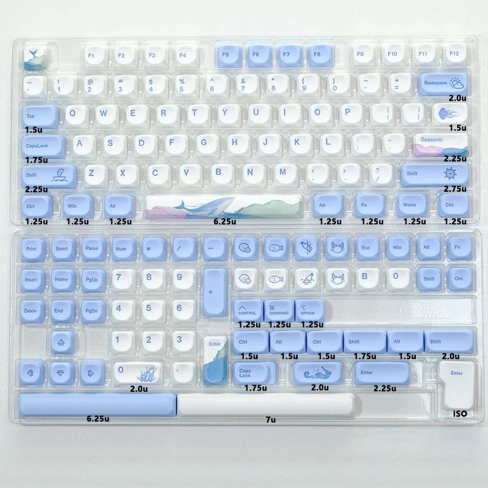 KBDiy 138 Keycap Set for Mechanical Keyboard