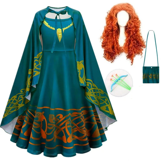 Kids Dress-up Costume of Merida from Brave