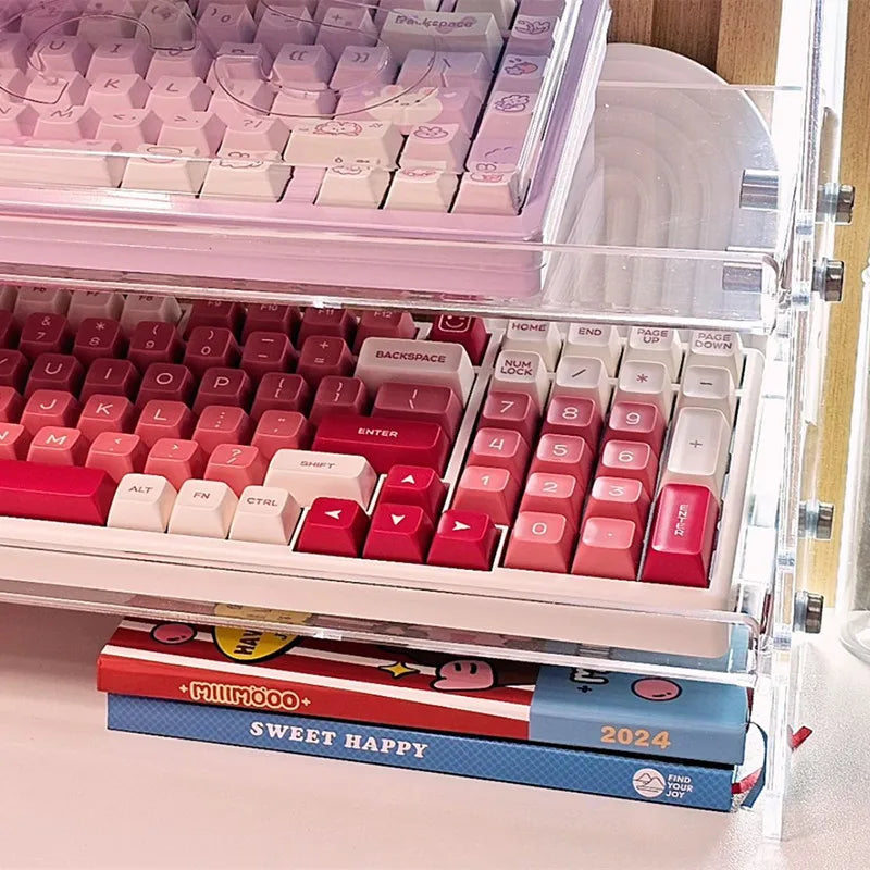 Transparent Acrylic Keyboard Display Stand