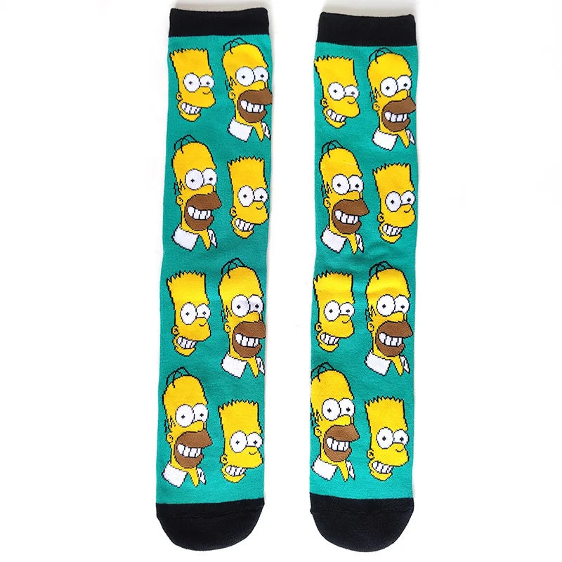 The Simpsons Funny Adult Socks