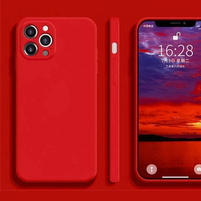 Luxury Liquid Silicone Shockproof iPhone Case - iPhone X Models