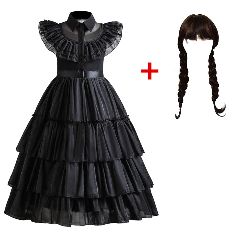 Wednesday Addams Kids Costume