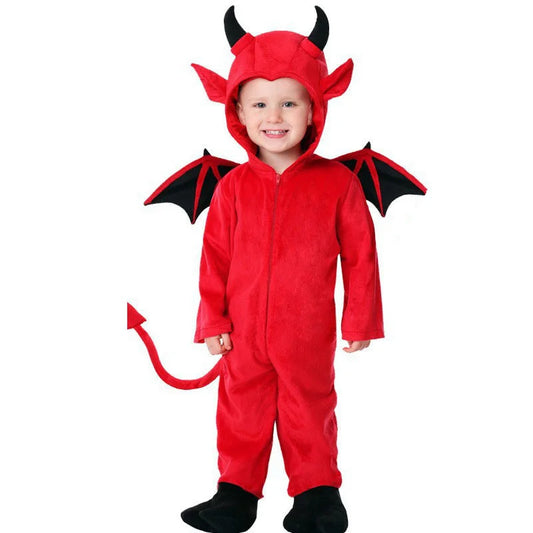 Kids Costume of Red Demon Devil