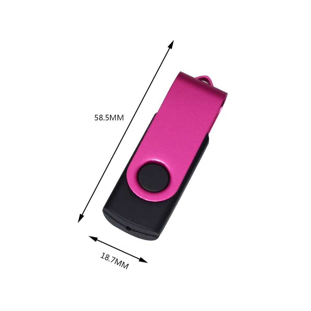 Metal Rotatable USB 2.0 Flash Drive