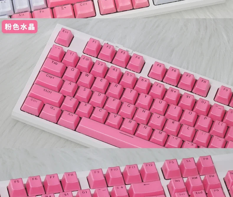 Jelly Crystal Keycaps 136 Keys for Mechanical Keyboard
