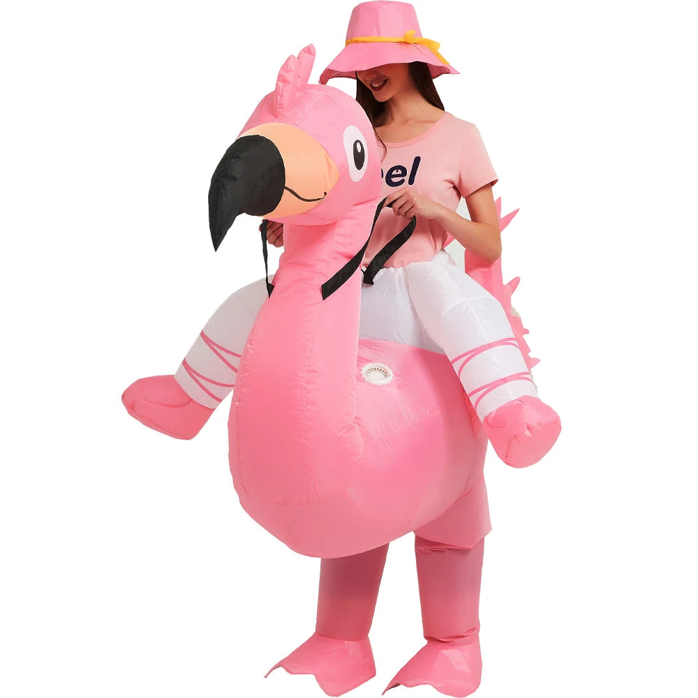Kids & Adults Costume of Inflatable Flamingo