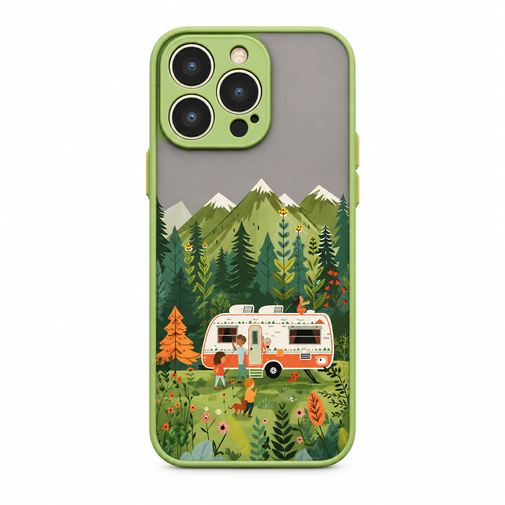 Van life outdoor landscape iPhone case