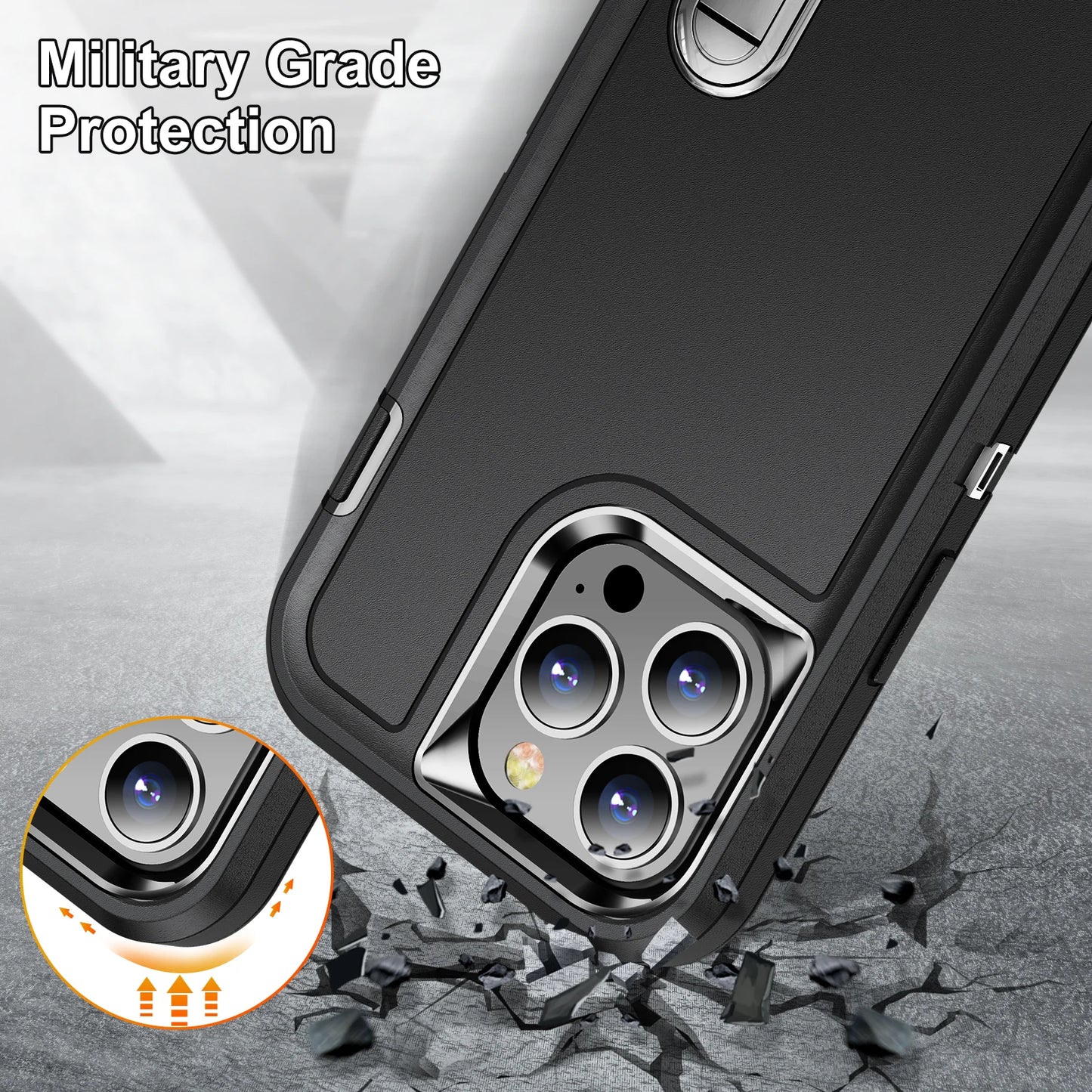 Defend Heavy Armour Shockproof iPhone Case - Red
