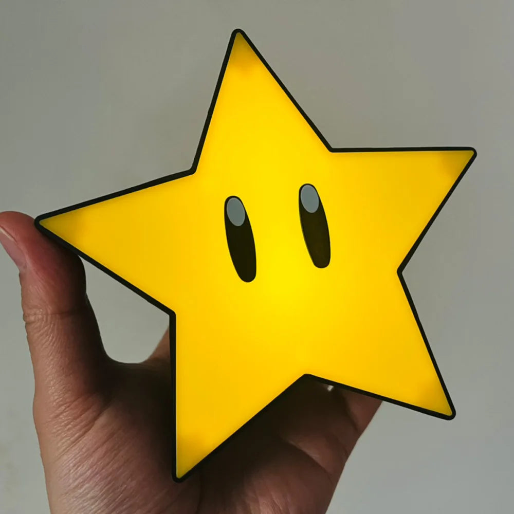 LED Night Light of Super Mario Star