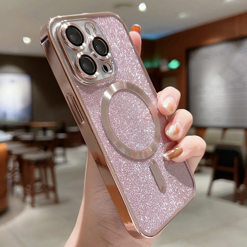 Bling Bling Glitter iPhone Magsafe Case | iPhone 13-14
