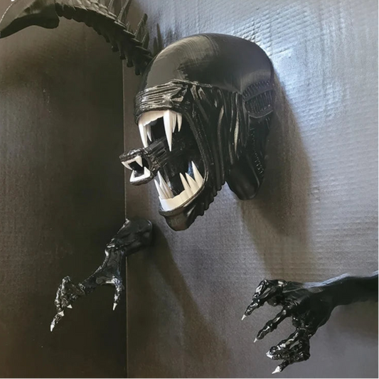 Wall Art Sculpture Inspired by Xenomorph Alien