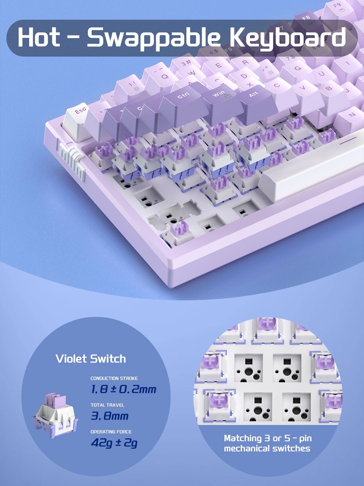 MageGee SKY81 Mechanical Gaming Keyboard