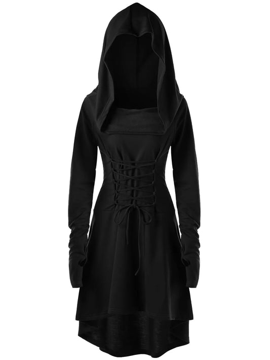 Medieval Mysterious Women's Costume Cloak