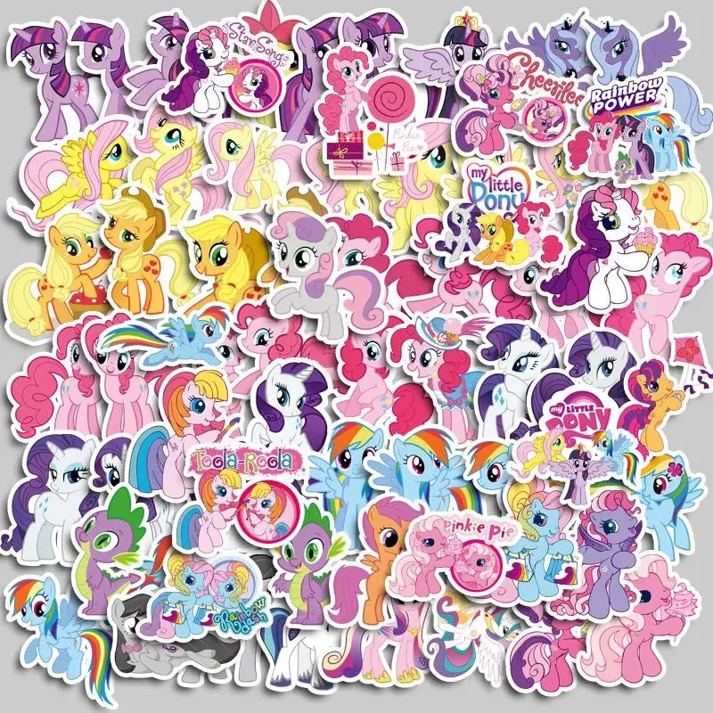 66pcs Decorative Stickers of My Little Pony