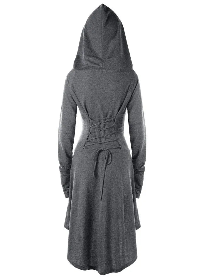 Medieval Mysterious Women's Costume Cloak