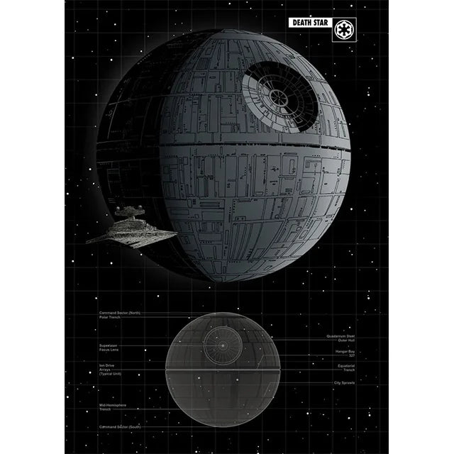 Space Ship Canvas Wall Art Prints of Star Wars Machines