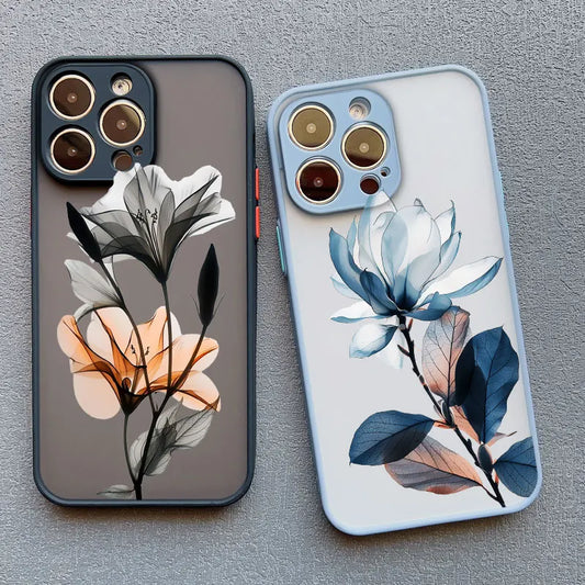 Floral Ink Wash Phone Case (for iPhone)