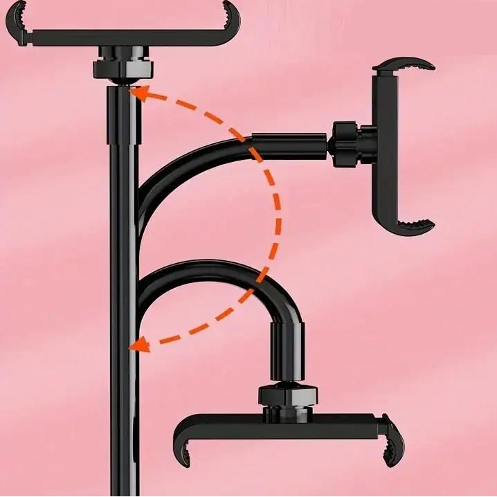 Gooseneck Tablet Holder With Flexible Arm and Clip