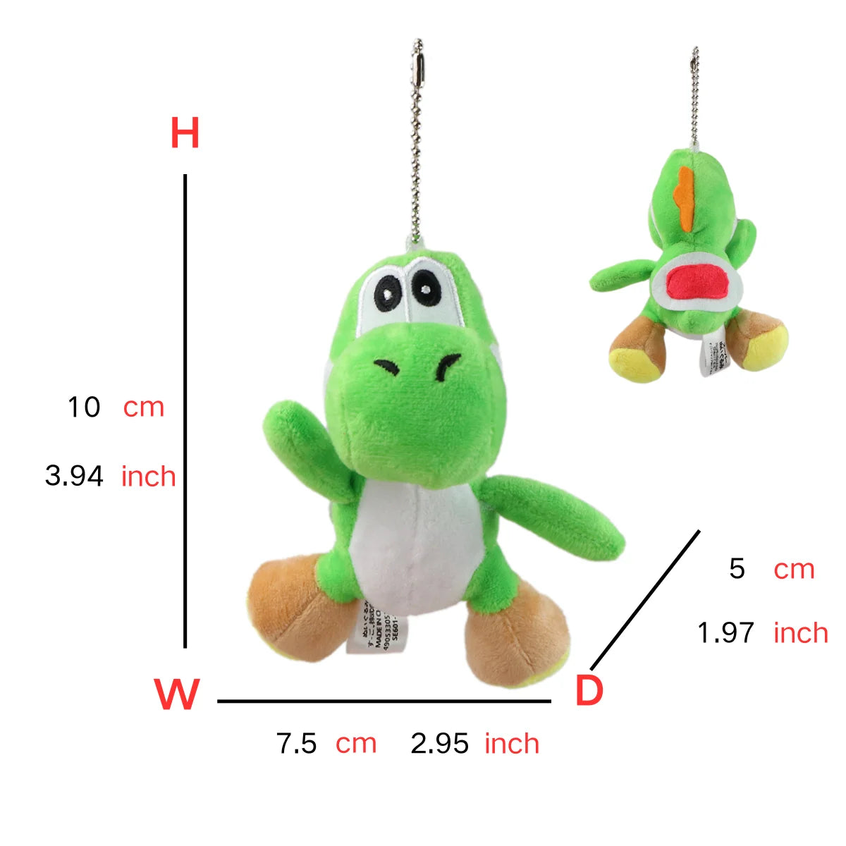 Super Mario Plush Toys Keychains