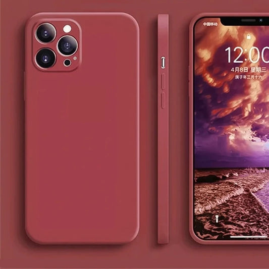 Luxury Liquid Silicone Shockproof iPhone Case - iPhone X Models