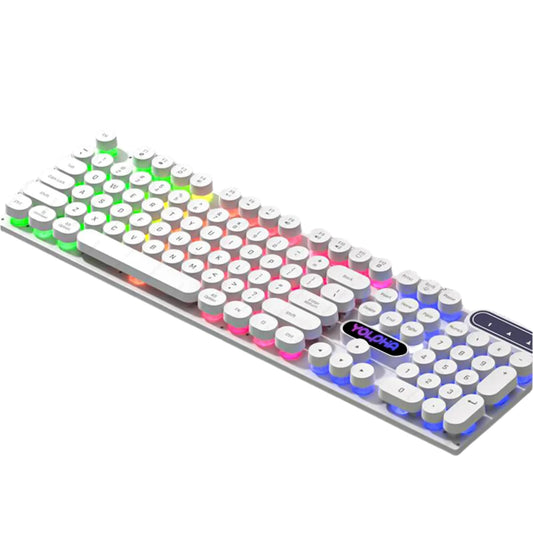 Yolpha Full Wired Ergonomic Gaming Keyboard with Backlighting