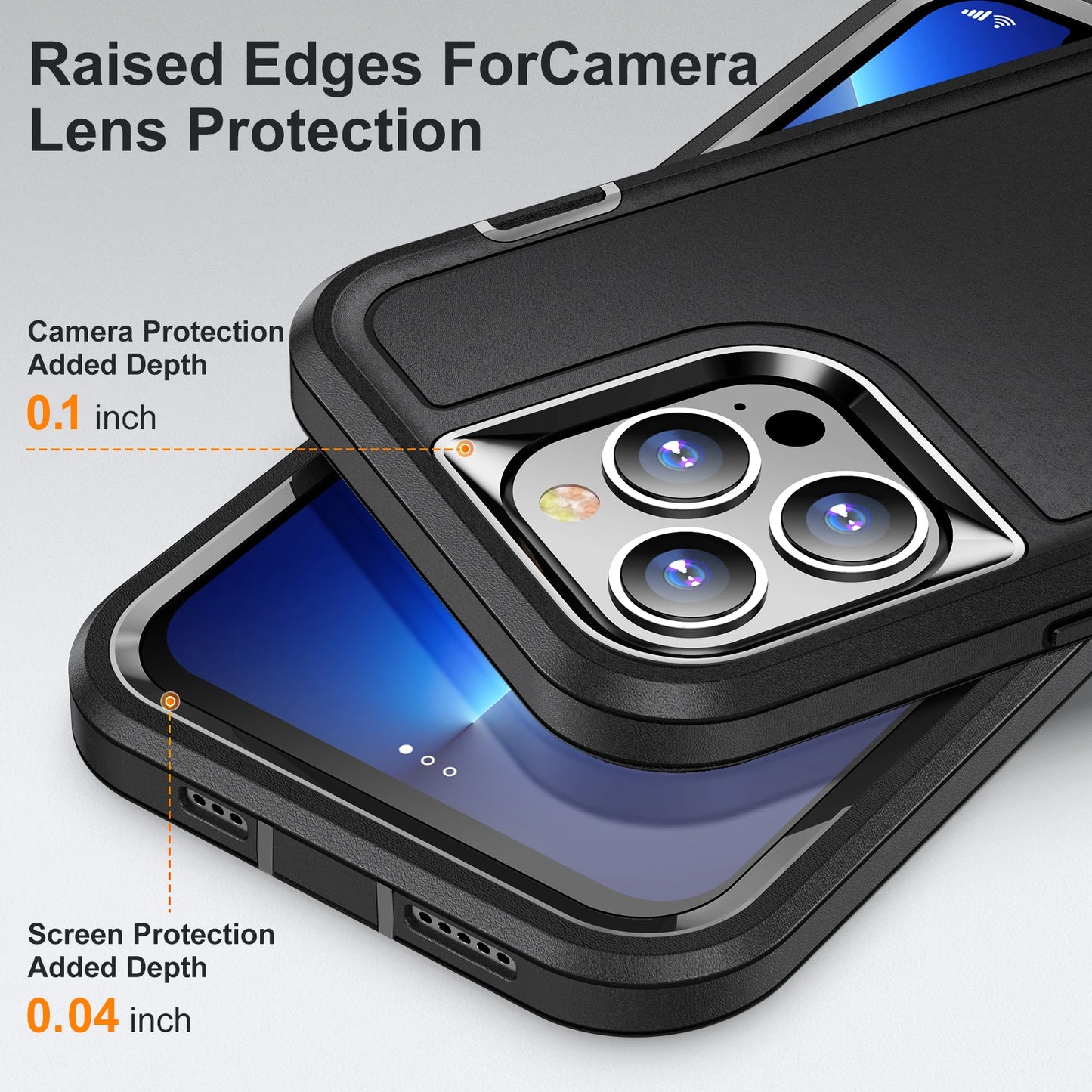 Defend Heavy Armour Shockproof iPhone Case - Red