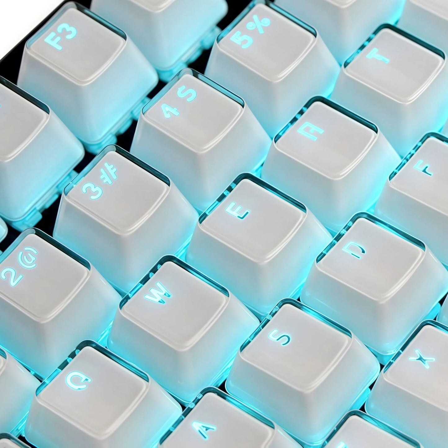 Jelly Crystal Keycaps 136 Keys for Mechanical Keyboard