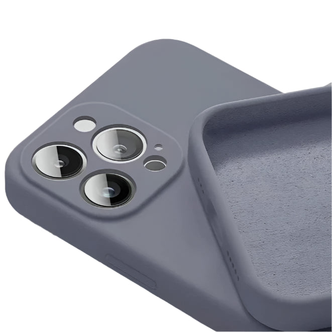 Soft Silicone Shockproof iPhone Case - Cloud Blue