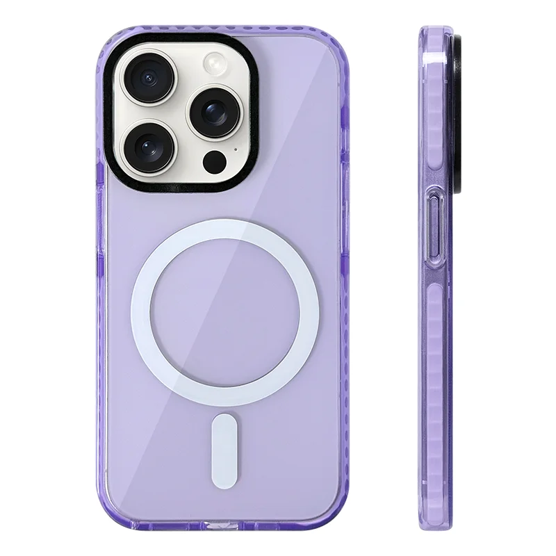 Transparent Neon Magsafe Case (for iPhone)