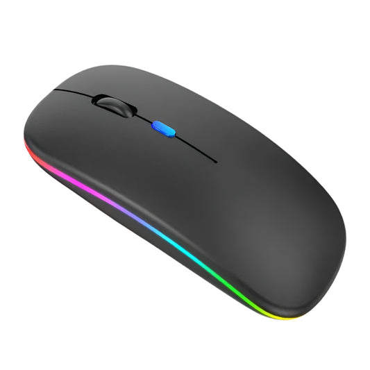 Wireless Mouse With Bluetooth RGB Light-up and USB Charging