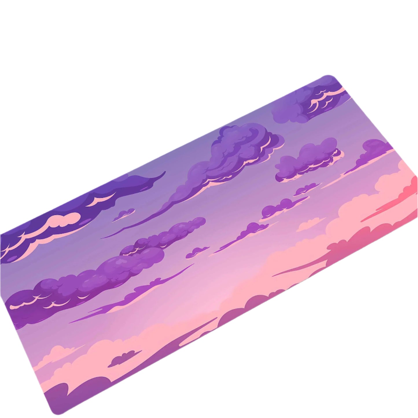Computer Desk Mats of Pink Clouds