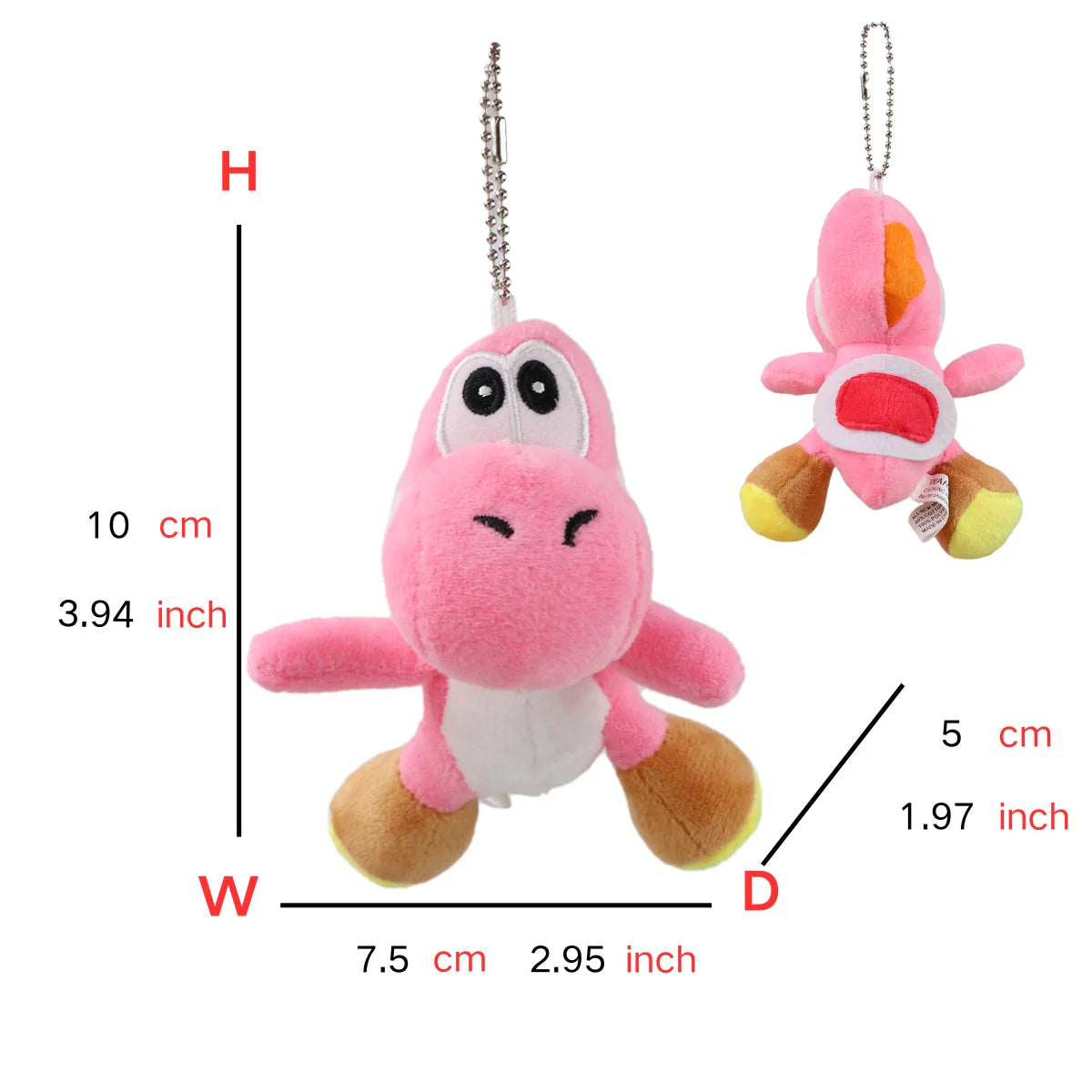 Super Mario Plush Toys Keychains