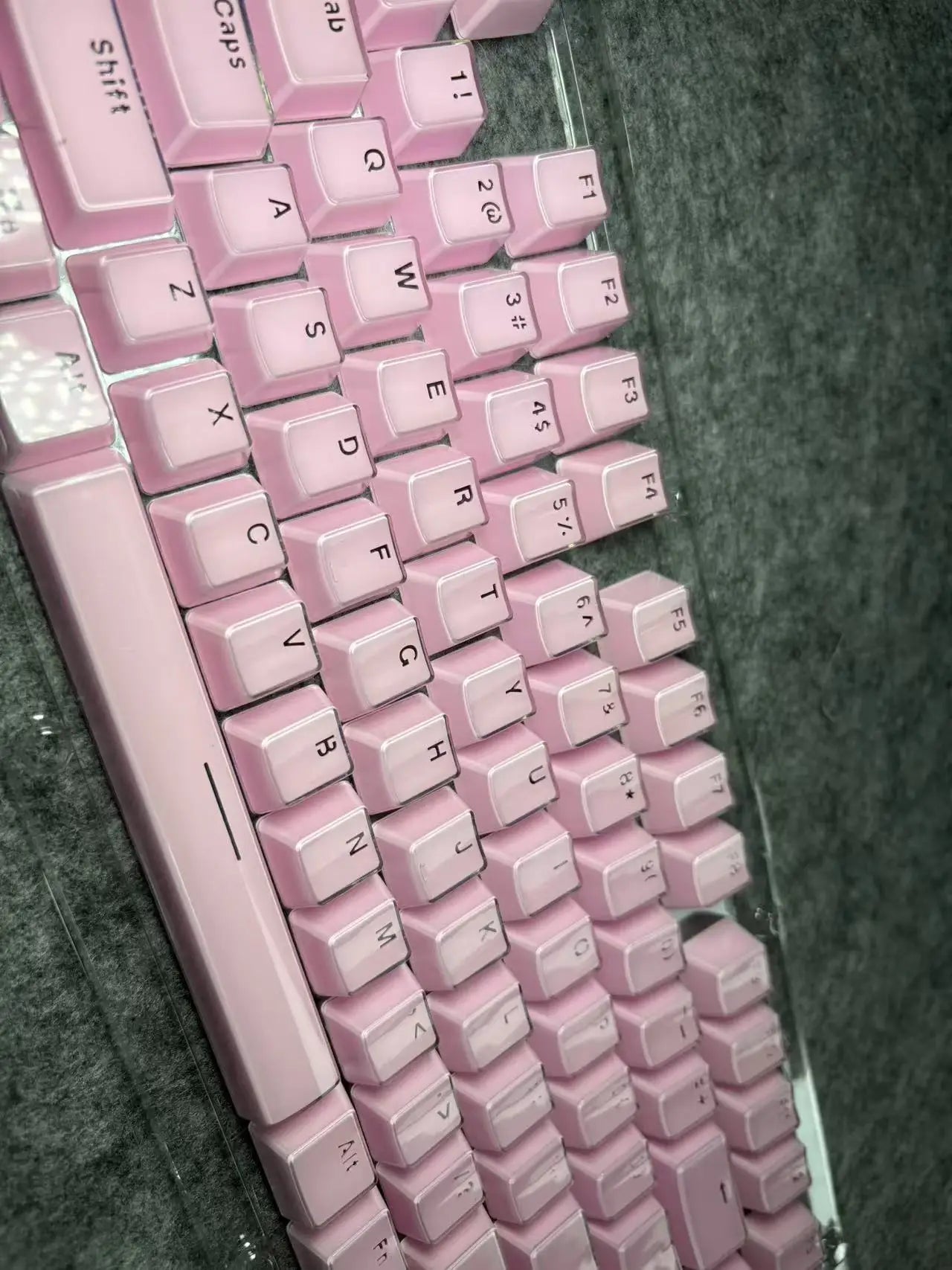 Jelly Crystal Keycaps 136 Keys for Mechanical Keyboard
