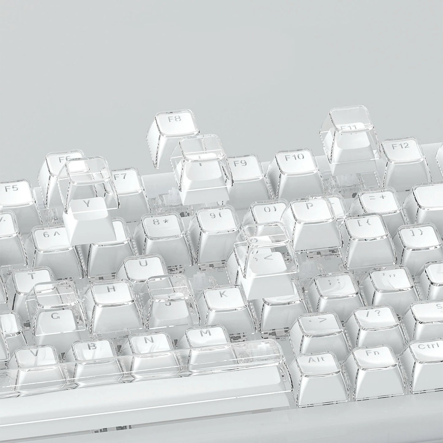 Jelly Crystal Keycaps 136 Keys for Mechanical Keyboard