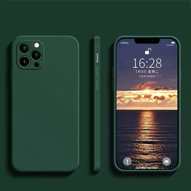 Luxury Liquid Silicone Shockproof iPhone Case - iPhone 13 Models